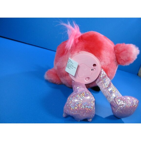 Zuru Whistling Pink Flamingo 8” Plush Glitter Eyes Stuffed Animal Toy - Picture 5 of 7